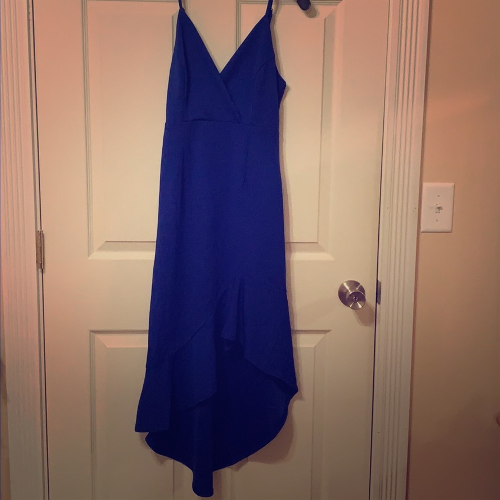 Blue Mermaid Cocktail Dress